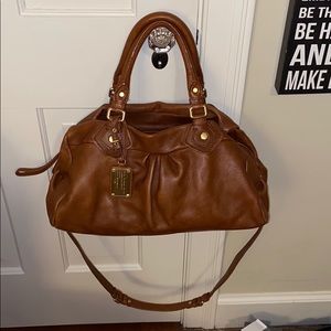 Tan Marc Jacobs leather satchel